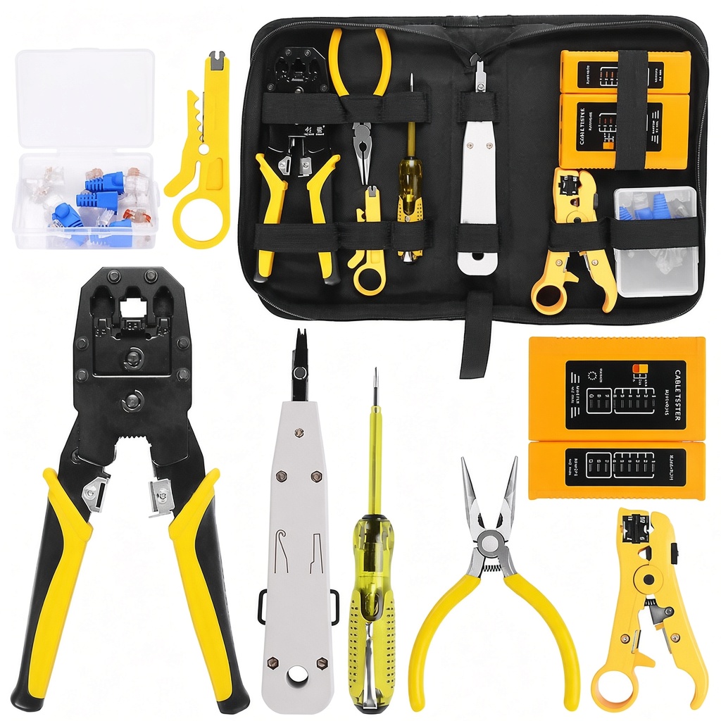 SI JI BOSI 8PCS Telecommunication Tool Set